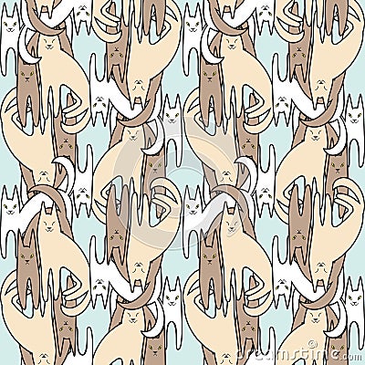 Pets pattern Vector Illustration