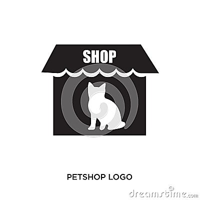 petshop logo Vector Illustration