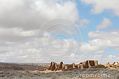 Peublo Bonito Stock Photo