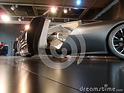 Peugeot concept car Editorial Stock Photo