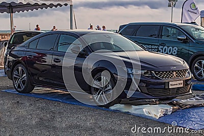 Peugeot 508 in exhibition Editorial Stock Photo