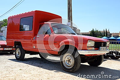 Peugeot 504 Pick-up truck Editorial Stock Photo