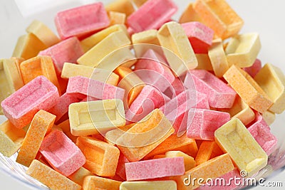 Pez fruit candy Stock Photo