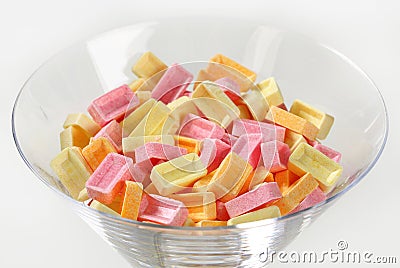 Pez fruit candy Stock Photo