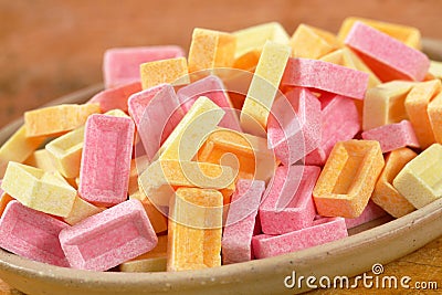 Pez fruit candy Stock Photo