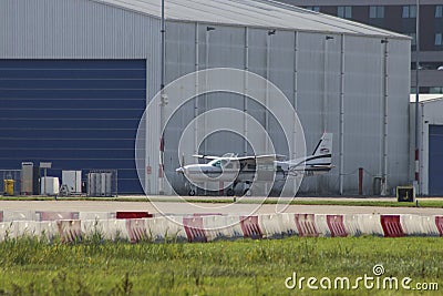 PH-LBR - C208 - Cessna 208 Caravan at Rotterdam The Hague Airport Editorial Stock Photo