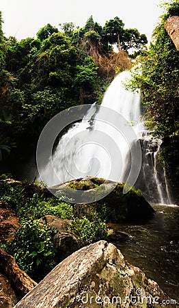 Pha Dok Seaw Waterfall Stock Photo