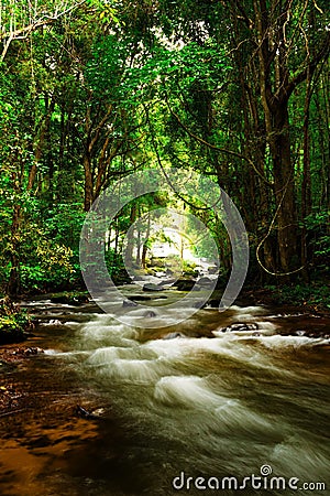 Pha Dok Seaw Waterfall Stock Photo