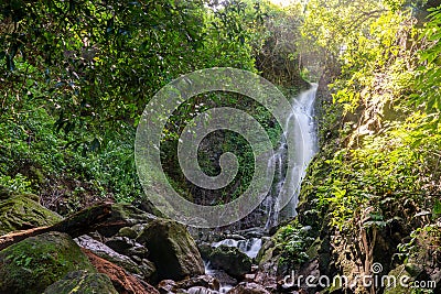 Pha Ngam Ngon Waterfall Stock Photo