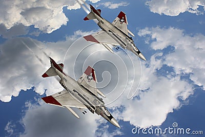 Phantom - Fighter Aircraft Stock Photo