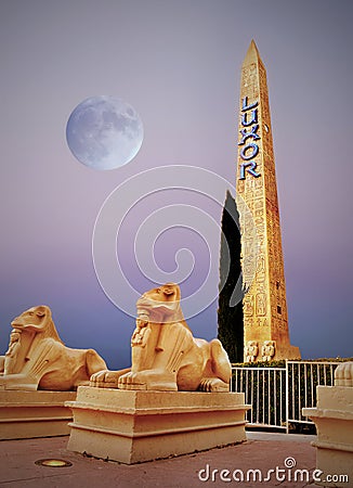 Pharaoh Luxor Obelisk Editorial Stock Photo