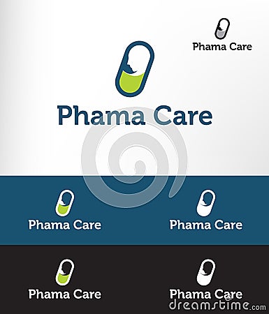 Pharma Care Vector Inspiration Stock Photo