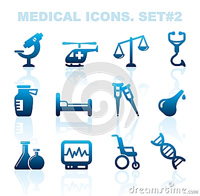 Pharma and Healthcare icons Vector Illustration