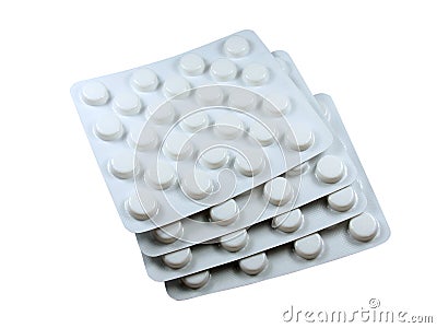 Pharmaceutical medical drugs isolated Stock Photo