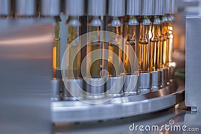 Pharmaceutical Optical Ampule/ Vial Inspection Machine Stock Photo