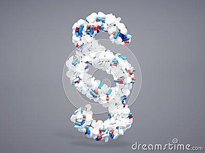 Pharmaceutical paragraph sign Stock Photo