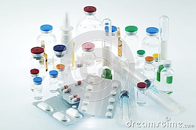 Pharmaceutical products Stock Photo