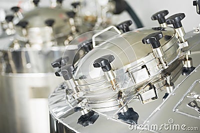 Pharmaceutical water treatment system Stock Photo