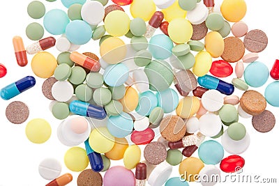 Pharmacy background Stock Photo