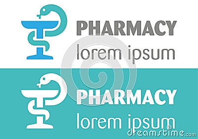 Pharmacy Logo Vector Illustration