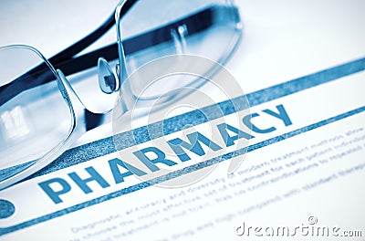 Pharmacy. Medicine. 3D Illustration. Stock Photo