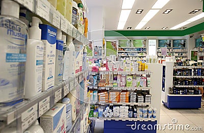 Pharmacy shop Editorial Stock Photo