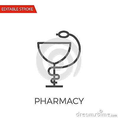 Pharmacy Vector Icon Vector Illustration