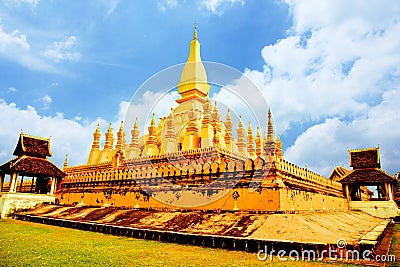 Phathat Luang Stock Photo