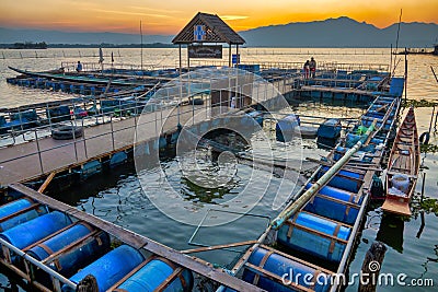 Phayao Fresh-water Fishery Station Editorial Stock Photo