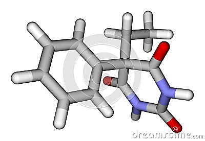 Phenobarbital (epilepsy drug) Stock Photo