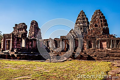 Phi mai historical national park in nakorn ratchasima province n Stock Photo