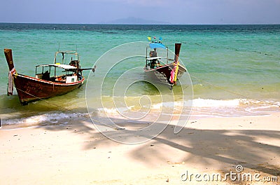 Phi Phi Islands - The Beach - Thailand Editorial Stock Photo