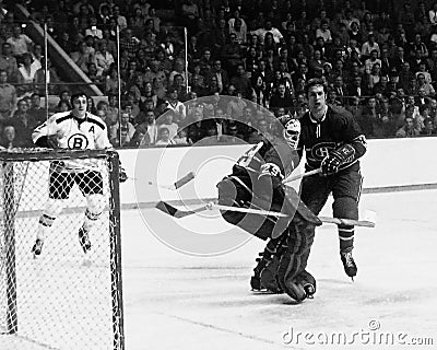 Phil Esposito and Ken Dryden. Editorial Stock Photo