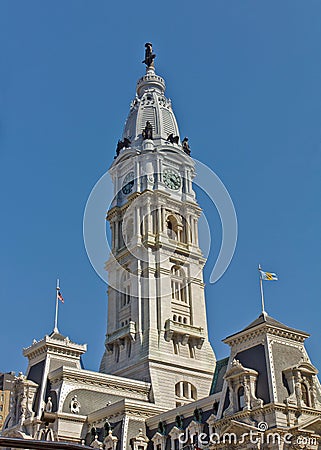 Philadelphia City Hall Stock Photo