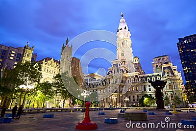 Philadelphia City Hall Stock Photo