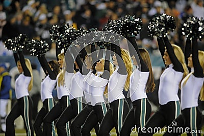 Philadelphia Eagles Cheerleaders Editorial Image | CartoonDealer.com