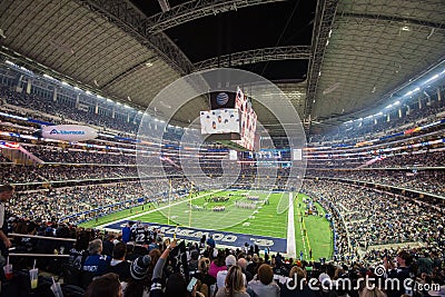 Philadelphia Eagles vs. Dallas Cowboys at AT & T Stadium Editorial Stock Photo