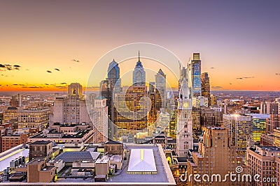 Philadelphia, Pennsylvania, USA Center City Stock Photo