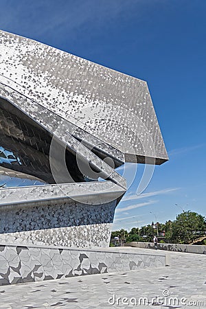 Philharmonie de Paris in Parc de la Villette Editorial Stock Photo