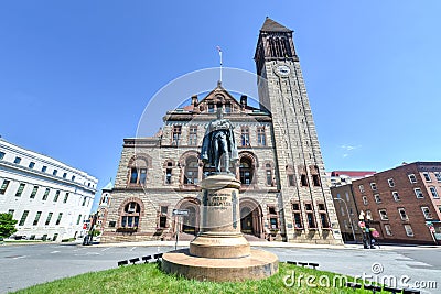 Philip John Schuyler Monument, Albany, New York Editorial Stock Photo
