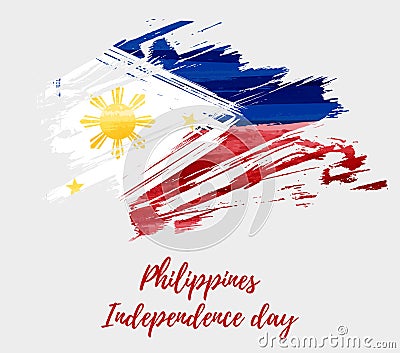 Philippines Independence day Vector Illustration