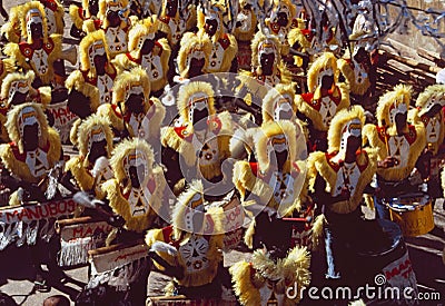 Philippines: A costume festival in Bohol City Editorial Stock Photo