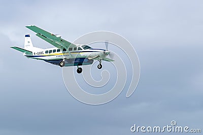 St Barth commuter aircraft, a Cessna 208B Grand Caravan regional airliner Editorial Stock Photo