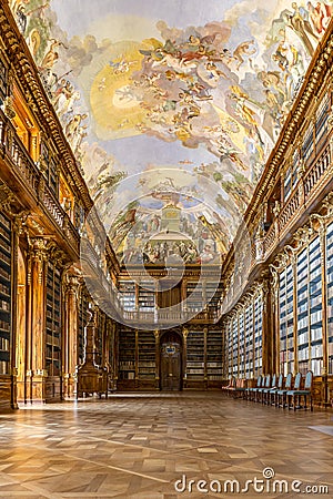 Philosophical Hall Strahov Library Prague Editorial Stock Photo