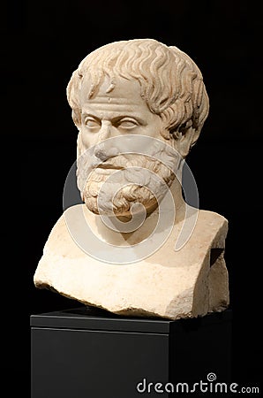 Philosophy. Aristotle Editorial Stock Photo