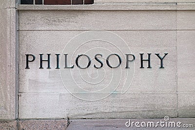 Philosophy Stock Photo