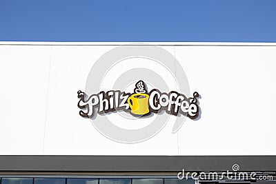 Philz Coffee store sign Editorial Stock Photo