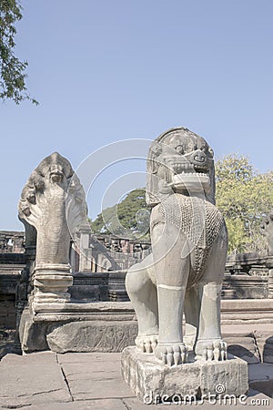 phimai historical national park in nakorn ratchasima north eastern of thailand Stock Photo