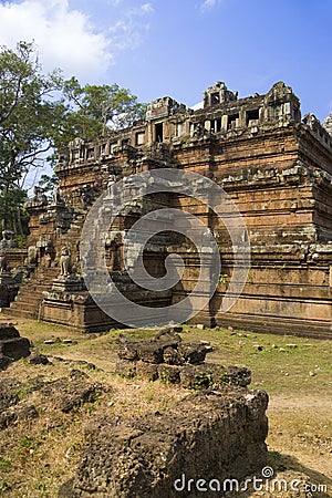 Phimeanakas Temple, Cambodia Stock Photo