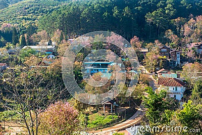 Phitsanulok Thailand January 25 2023 Wat Pa Phuhin Rong kla, Ban Rong Kla, Phu Hin Rong Kla National Park Editorial Stock Photo